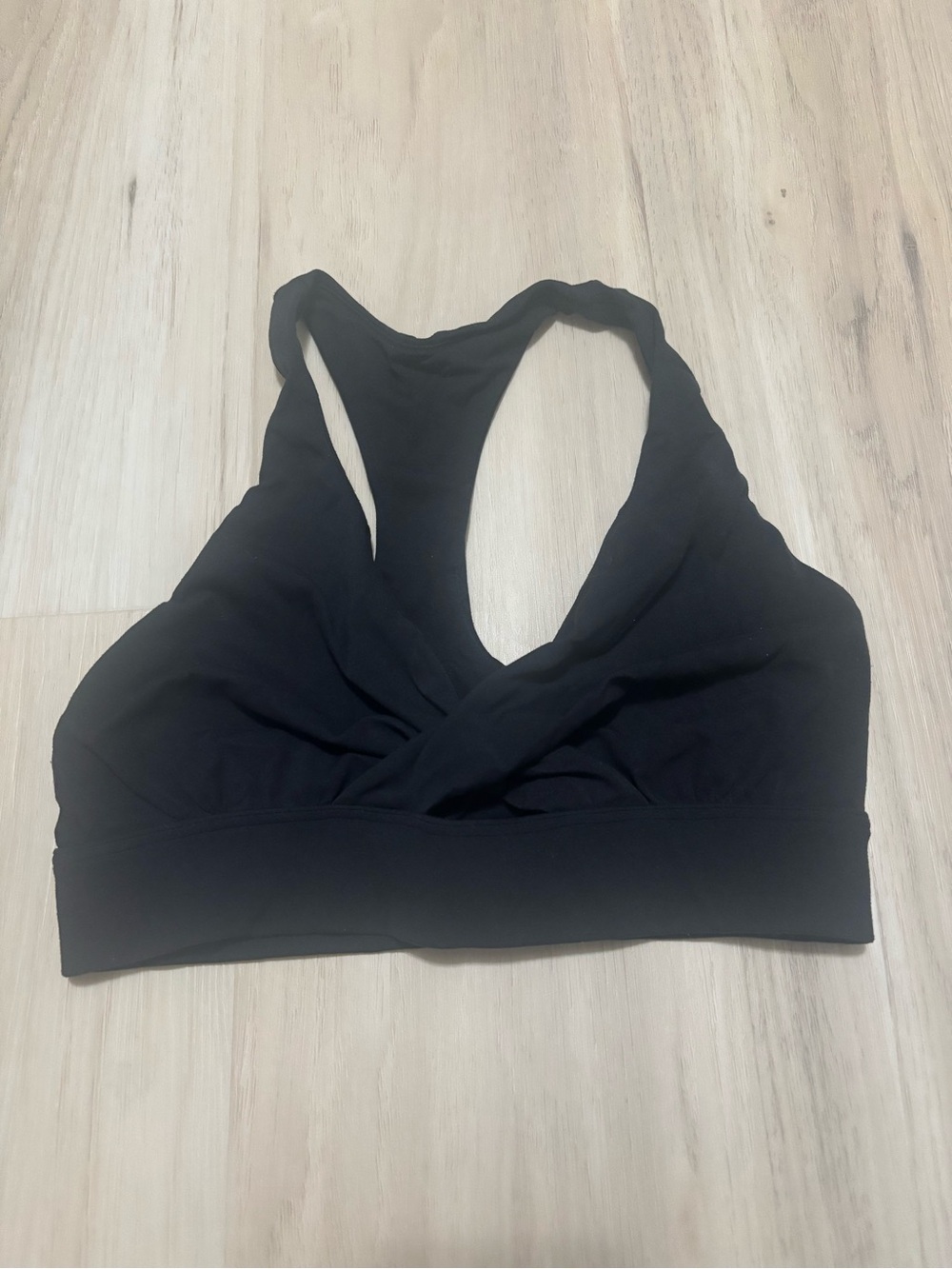 lululemon athletica Black Racerback Wireless Bralette